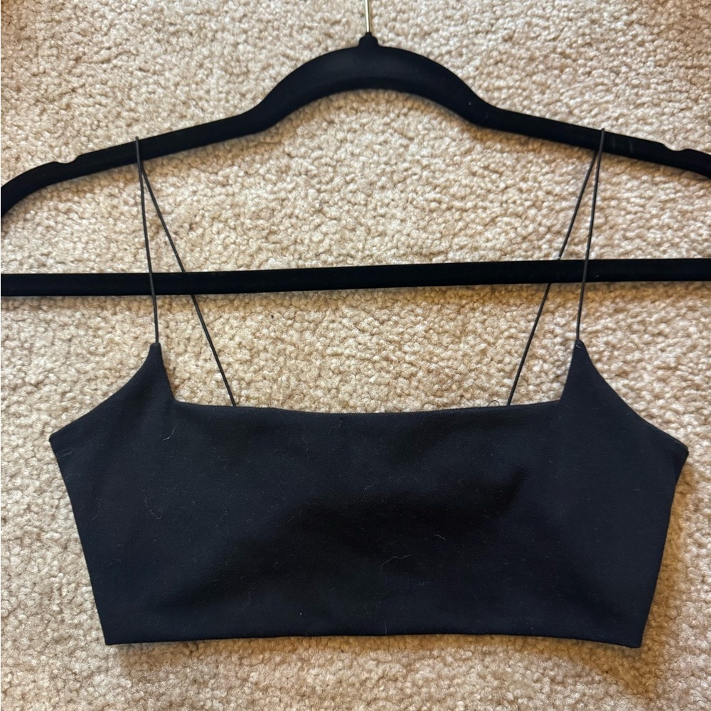 Joah Brown strappy bra in “Onyx”